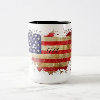1787 Constitution américaine Drapeau américain Mug