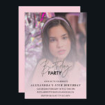 17e anniversaire invitation Anniversaire fête Phot<br><div class="desc">17e anniversaire invitation Anniversaire fête Photo rose</div>