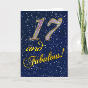 17e fête d'anniversaire Invitation