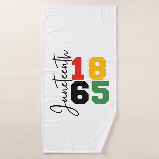 1865 Le Véritable Jour de l'Indépendance (Serviette de bain)