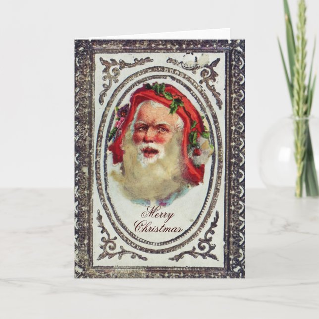 1878 : Une carte de voeux victorienne de Noël (Devant)
