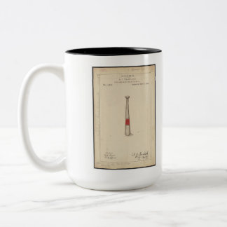 1884 / 1885 Vintage Baseball Bat Patent Mug !