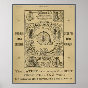 1886 affiches vintages d'art d'annonce de magazine