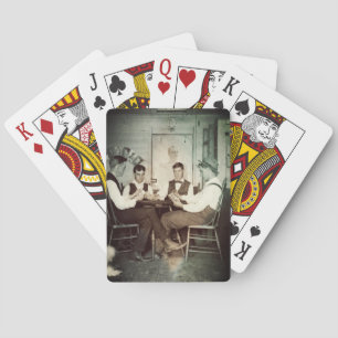 1890 Poker Jeu Hommes Jeu Cartes de Jeu Homme Grot