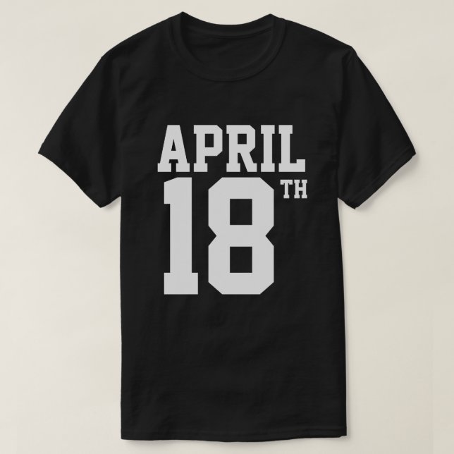 18 AVRIL T-SHIRT (Design devant)