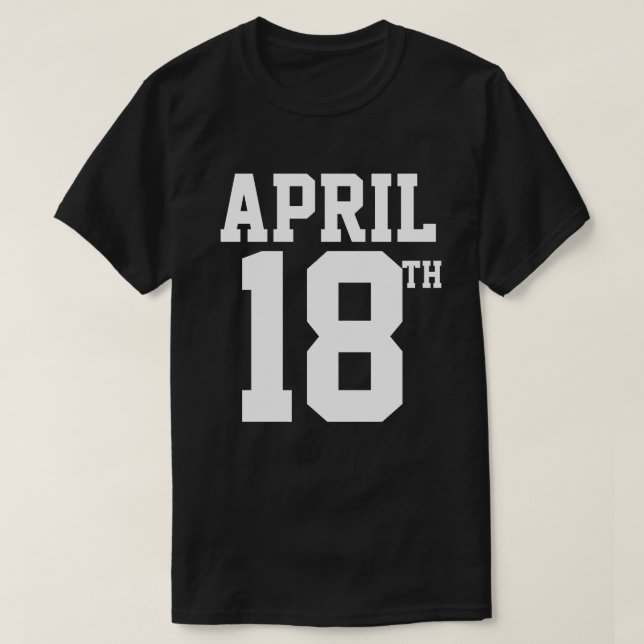 18 AVRIL T-SHIRT (Design devant)