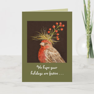 (#18) ont une carte de Noël festive