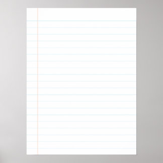 18 po x 24 po, grand poster de carnet