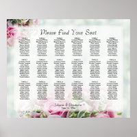 18 Tableau Mariage Roses roses rose