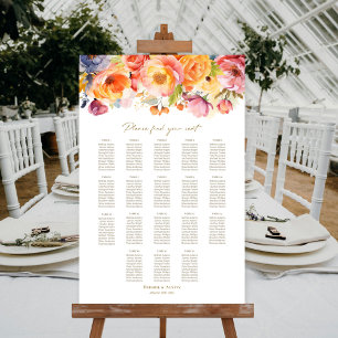 18 Tableau Ressort Floral Mariage Sièges
