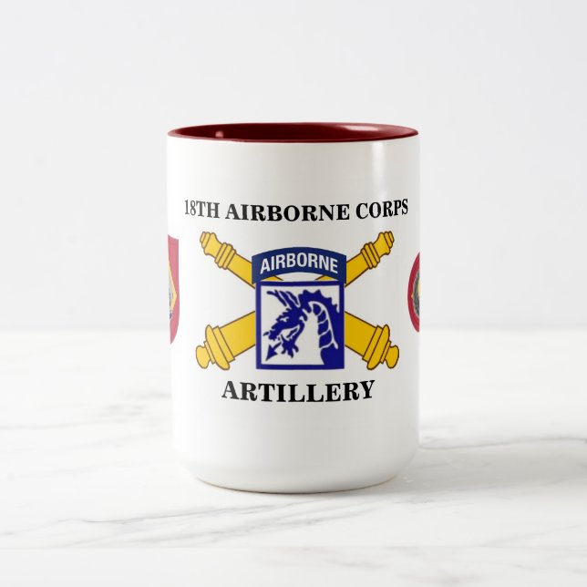 18e AIRBORNE CORPS ARTILLERY MUG (Centre)