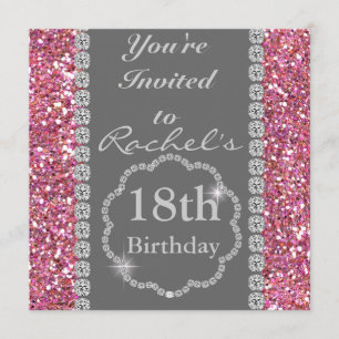 18e Invitation à la fête d'anniversaire de PINK BL