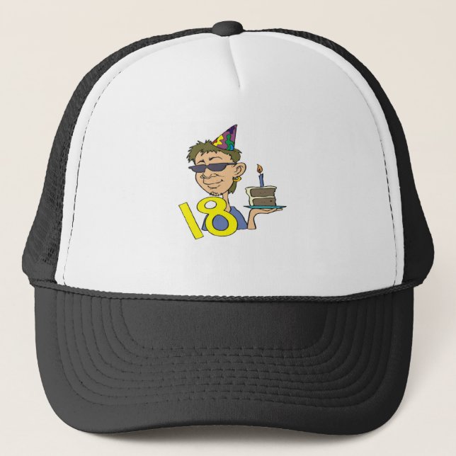 18ème Casquette d'anniversaire (Devant)