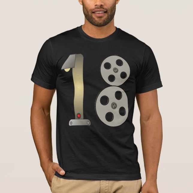 18ème T-shirt de cadeaux d'anniversaire (Devant)