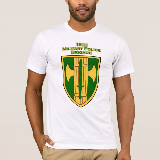 18ème T-shirt de correction d'épaule de brigade de (Devant)