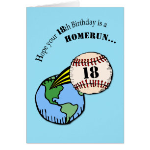 18th Birthday Baseball Home Run