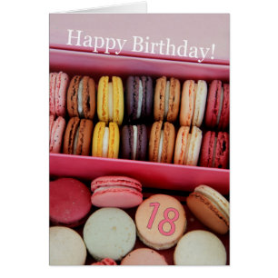 18th Birthday Macaron Card