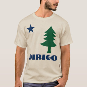 1901 T-shirt de drapeau du Maine - édition de