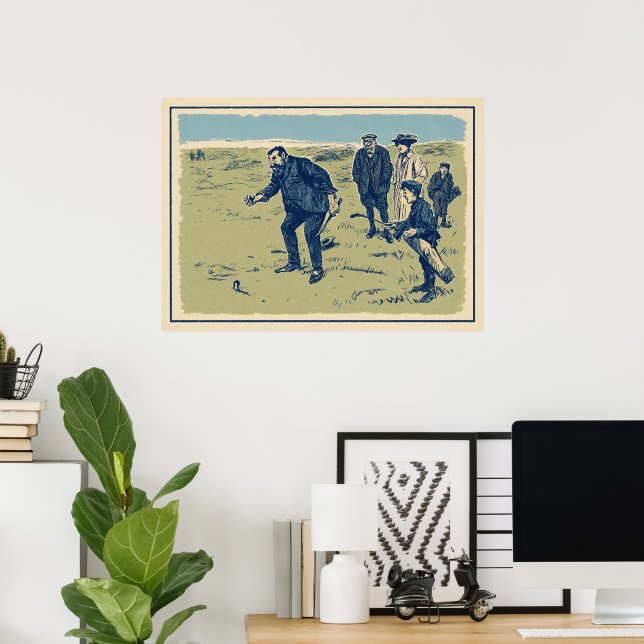 1910 Golf - Impression d'art (Bureau à domicile)