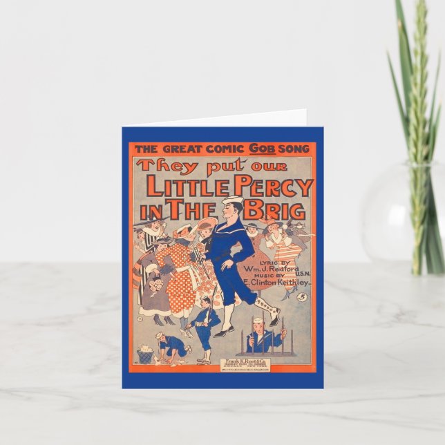 1919 Ils mettent notre petite Percy dans le feu (Devant)