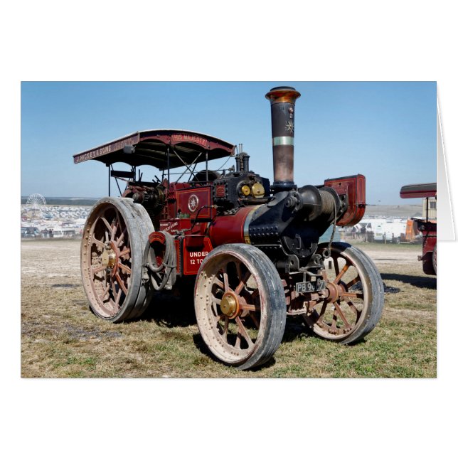 1920 Burrell 6nhp Road Locomotive and Crane Engine (Devant horizontal)