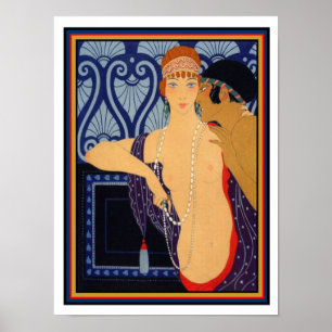 1922 George Barbier Art Déco Imprimer 12 x 16