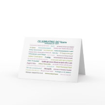 1927 Mémoires 90e carte d'anniversaire