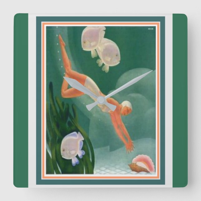 1930 Horloge Parcourue Art Déco (Recto)