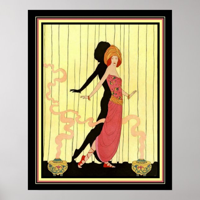 1931 Art Déco "Dancer On Stage" Imprimer 16x20 (Devant)