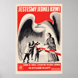 1938 Poster Poland Unite all Poles in one country
