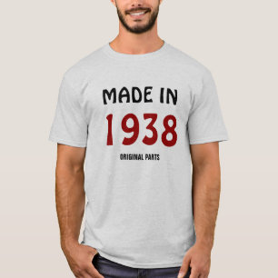 1938: T-shirt "Fabriqué en 1938, Pièces originales