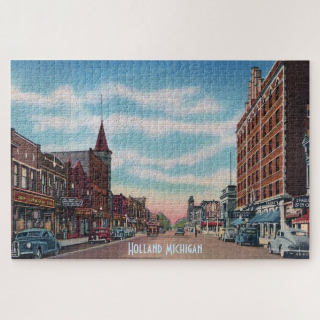 1940 Holland Michigan Grand Puzzle (Horizontal)