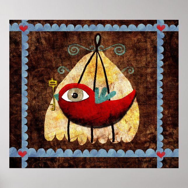 1940 Un bravoure bébé oiseau secret vieil affiche  (Devant)
