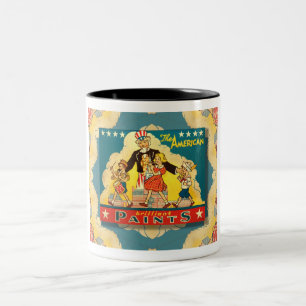 1940 UNCLE SAM PAINT TIN Coffee Mug