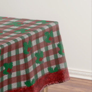 1940s En vichy 60 po x 84 po Nappe