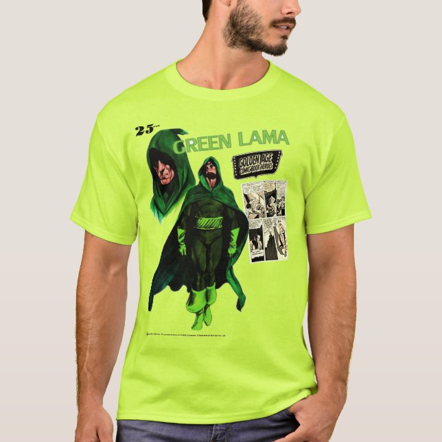 1940's Green Lama "Character" T-Shirt (Devant)