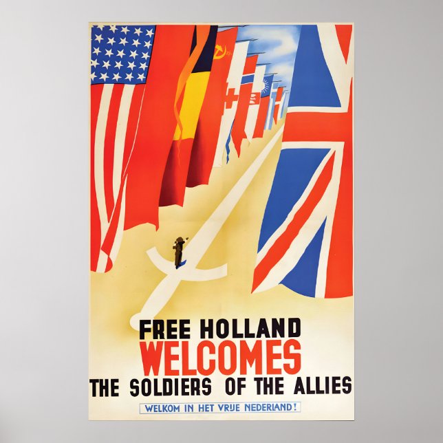 194445 Affiche célébrant la libération de la (Devant)