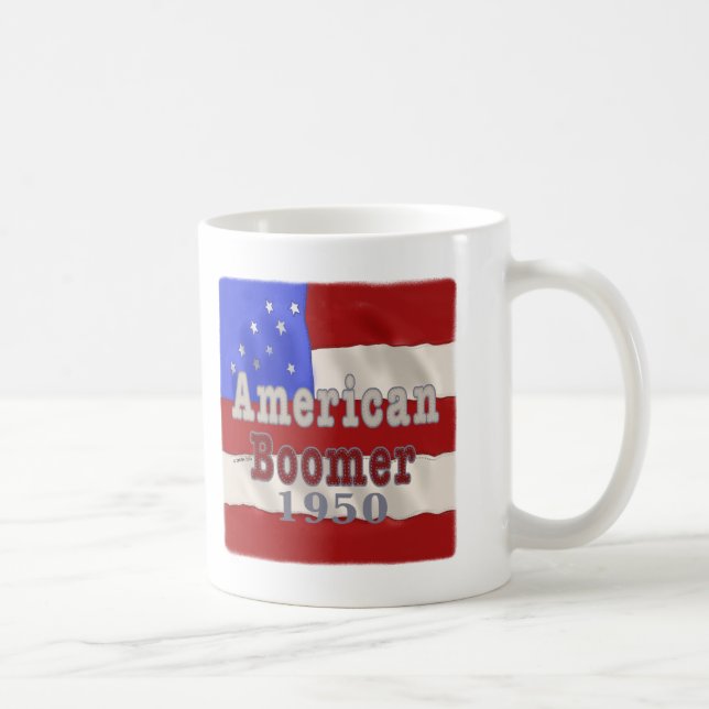 1950 Anniversaire baby Boomer Mug (Droite)