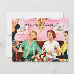 1950's Afternoon Tea Joyeux anniversaire