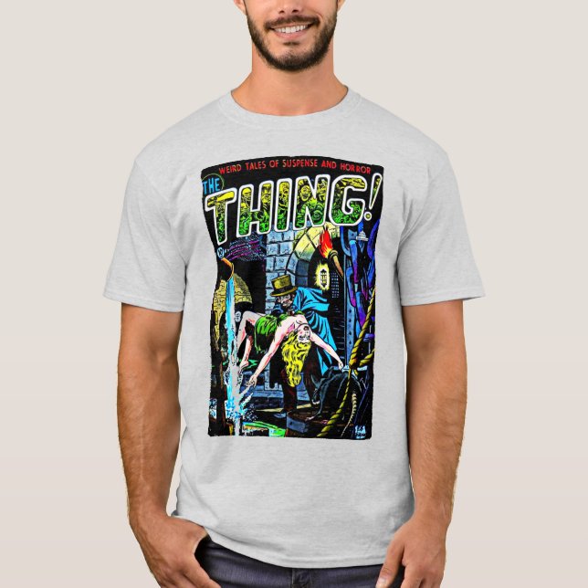 1950's 'The THING ! ' T-shirt BD d'horreur (Devant)