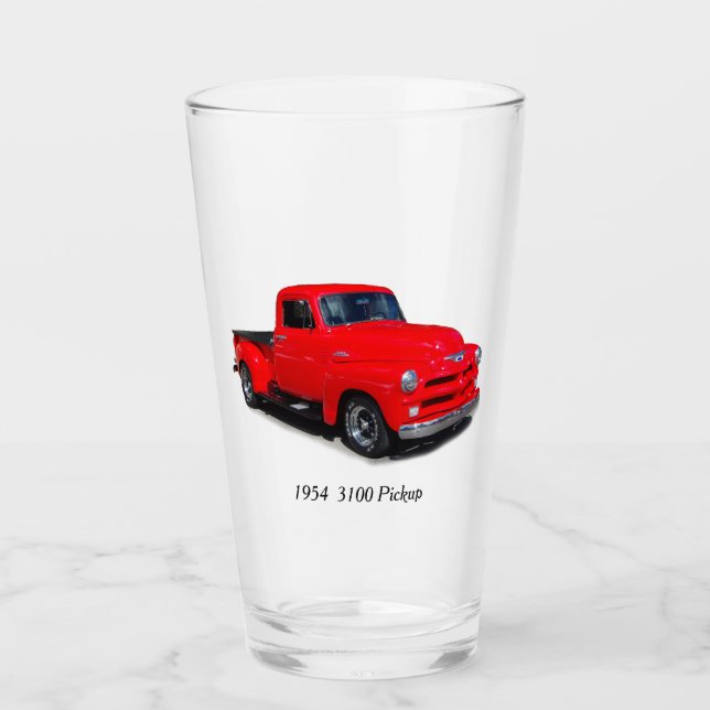 1954 3100 camionnette rouge verre (Devant)