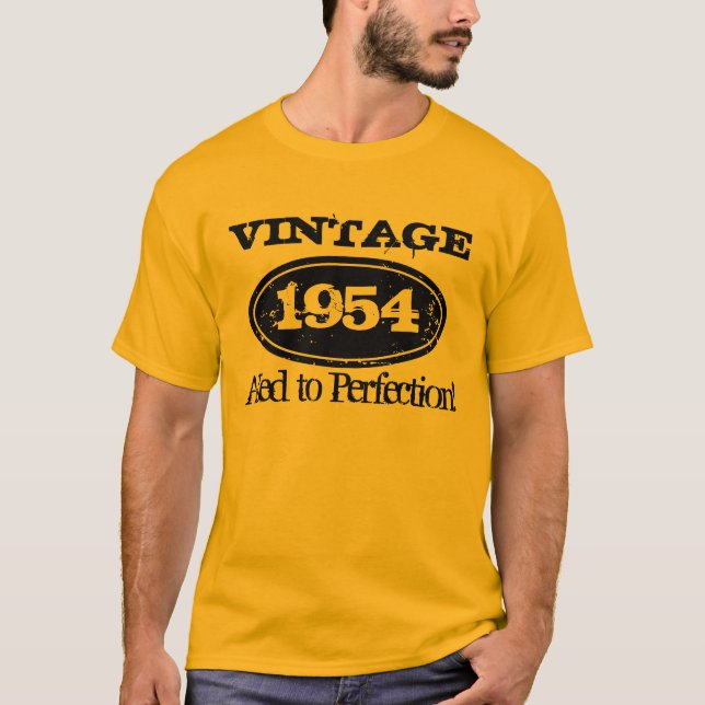 1954 âgé au T-shirt vintage d'anniversaire de la (Devant)