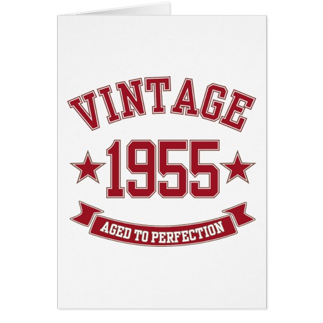 1955 Âgé à la perfection (Devant)