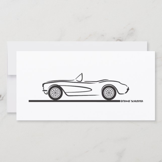 1956 1957 Chevrolet Corvette (Devant)