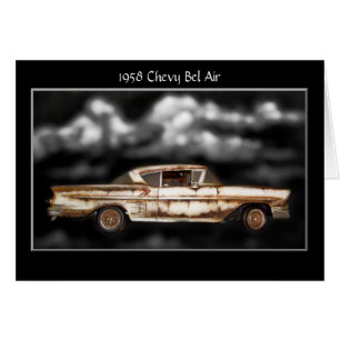 1958 Chevy Bel Air, voiture de chantier, voiture c