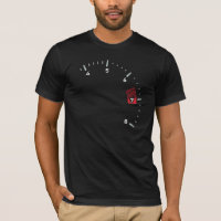 1958 T-shirt de conception de tachymètre de 356