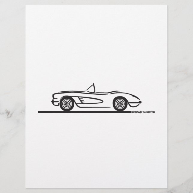 1959 1960 Chevrolet Corvette (Devant)