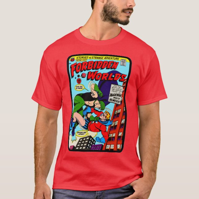 1960's "Forbidden Worlds" Comic T-Shirt  (Devant)