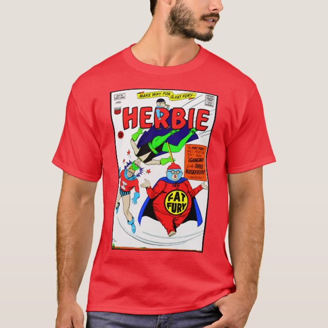 1960's 'HERBIE' Funny Comics T-Shirt (Devant)