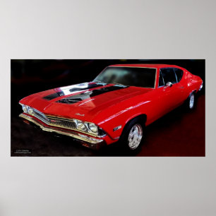 1968 AFFICHE DE CHEVELLE 427